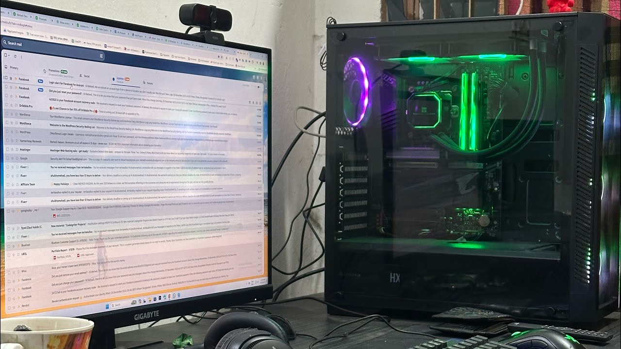 আমার বন্ধুর আড়াই লক্ষ টাকার কম্পিউটার সেটাপ! Intel Core i7 13gen 13700k & Gigabyte M 27Q 2K Monitor