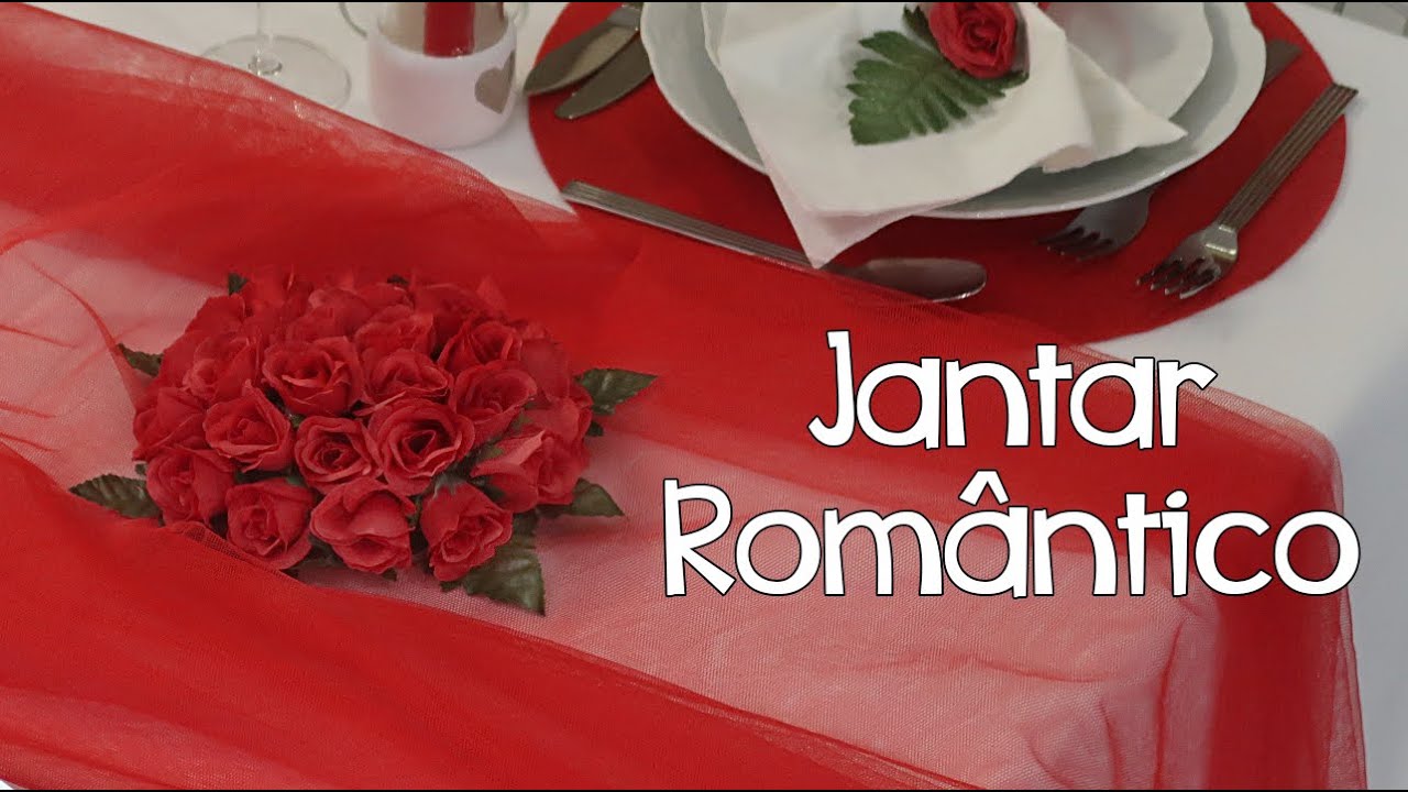 JANTAR ROMÂNTICO, Diy Mesa Para dois Chique, sem gastar, Dia de S  Valentine, namorados, etc
