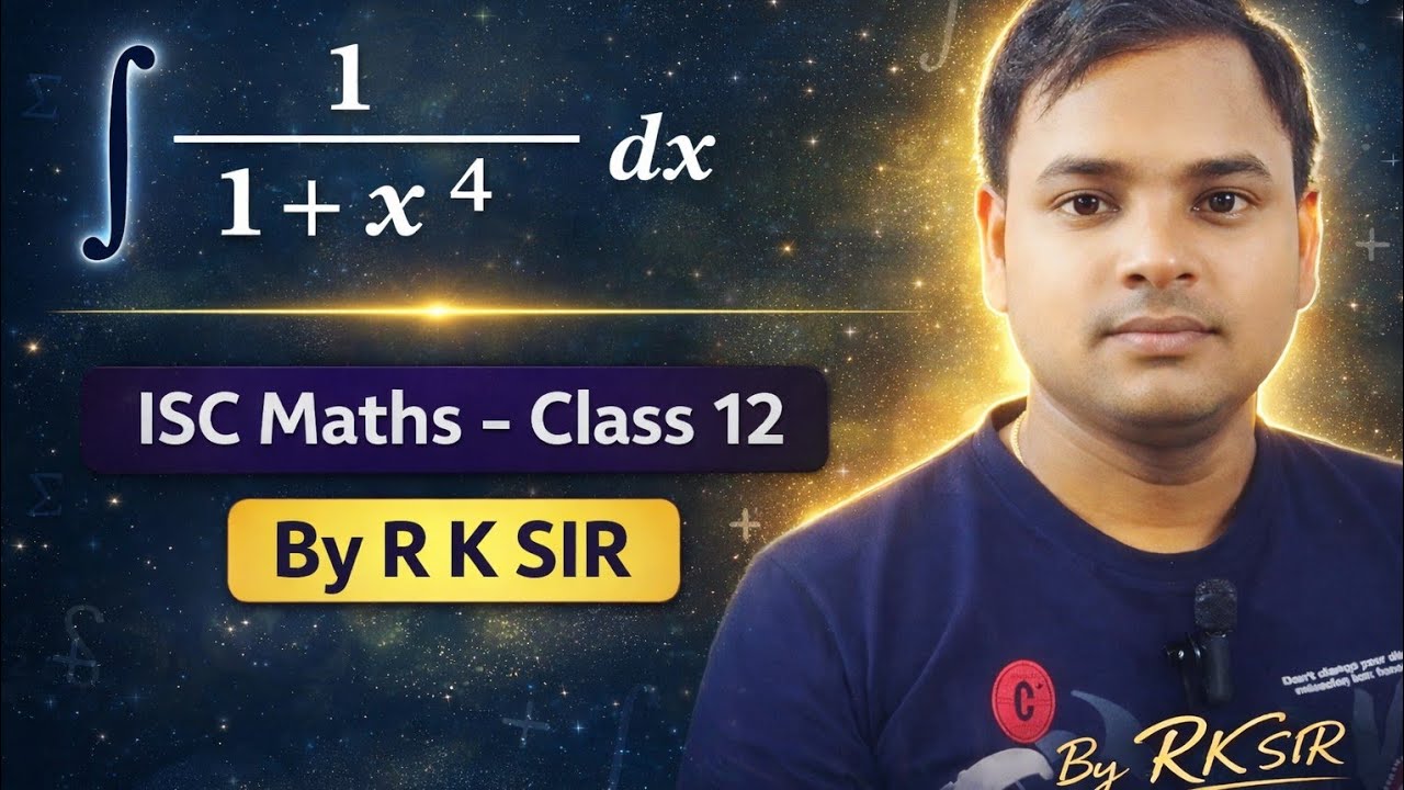 Isc maths class 12 | integrate 1/ 1+ x ^ 4 | op malhotra  | s'chand publication 