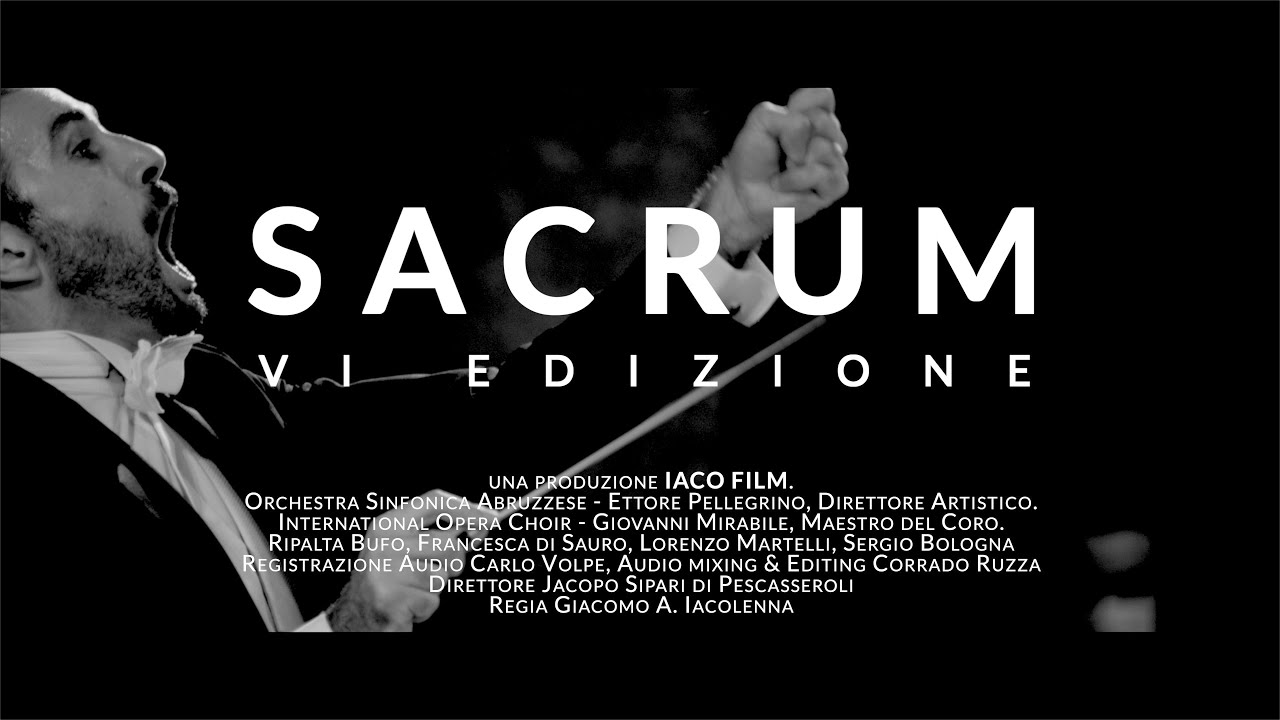 SACRUM (VI Edizione) // MOZART SACRO, Direttore JACOPO SIPARI di PESCASSEROLI