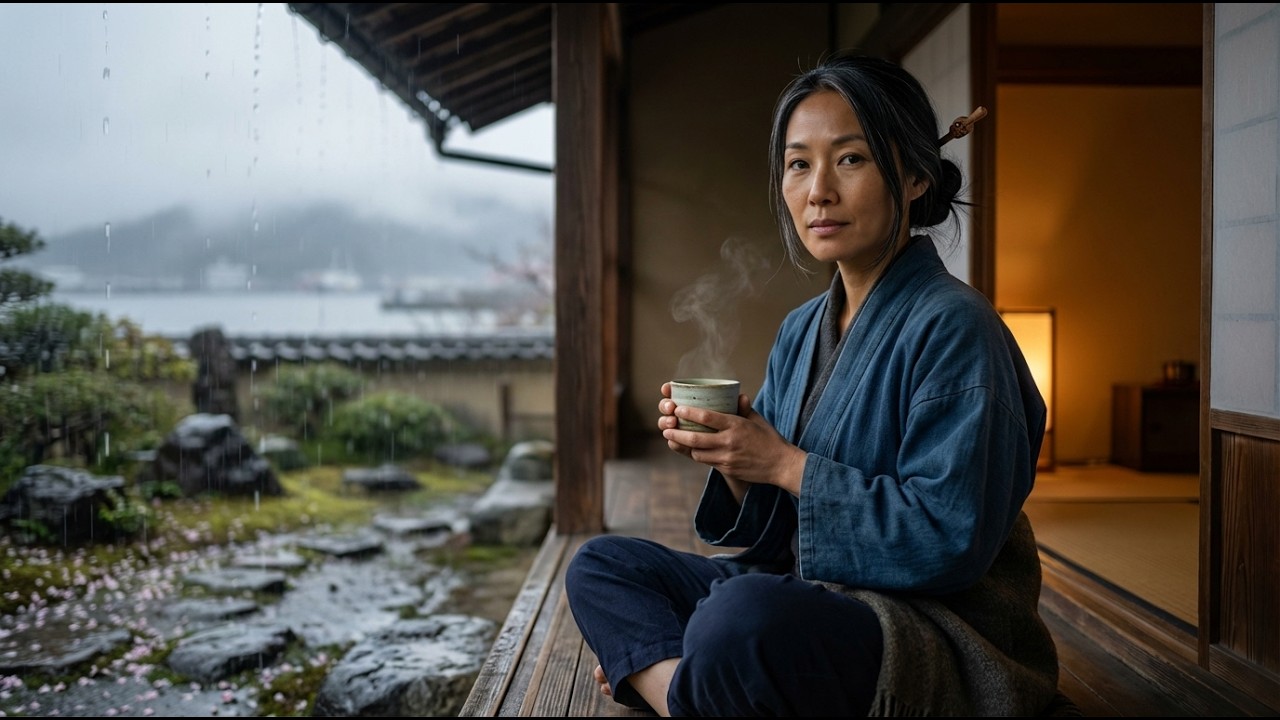 A Rainy Day at Home in a Japanese Fishing Village | Slow Living ASMR