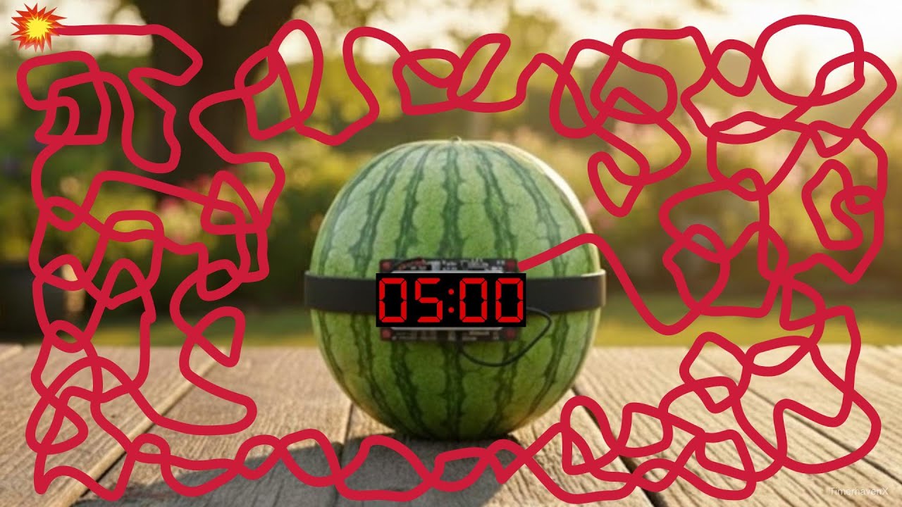 5 Minute Timer Bomb | ULTIMATE Watermelon EXPLOSION Countdown🍉💣