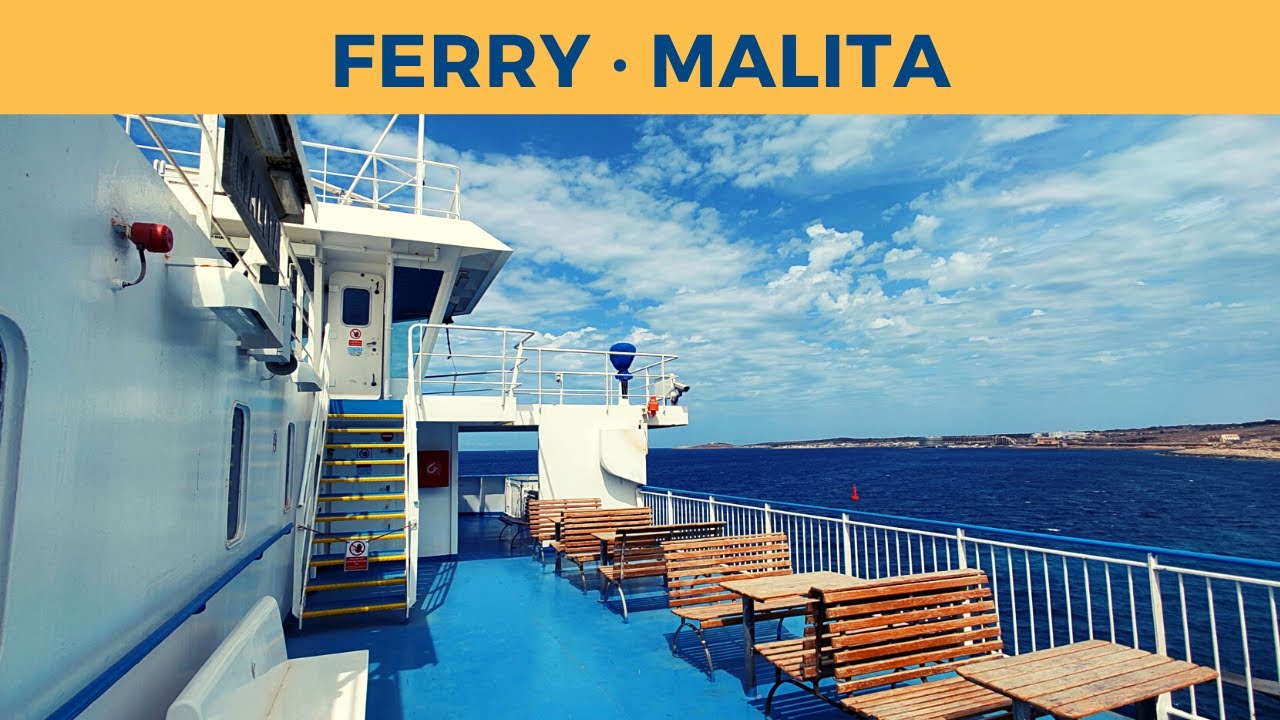 Passage on ferry MALITA, Ċirkewwa - Mġarr, (Gozo Channel Line)
