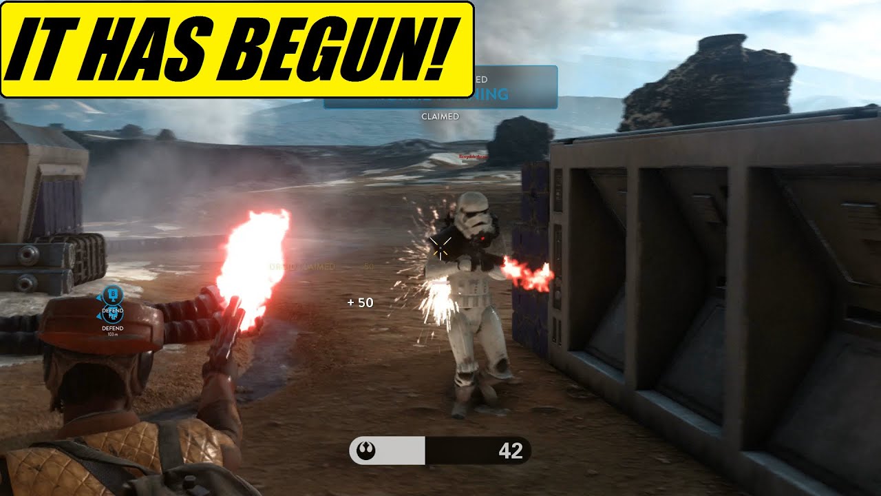 Star Wars Battlefront - It has finally arrived! | DL-44 from deluxe edition (1st ever game)