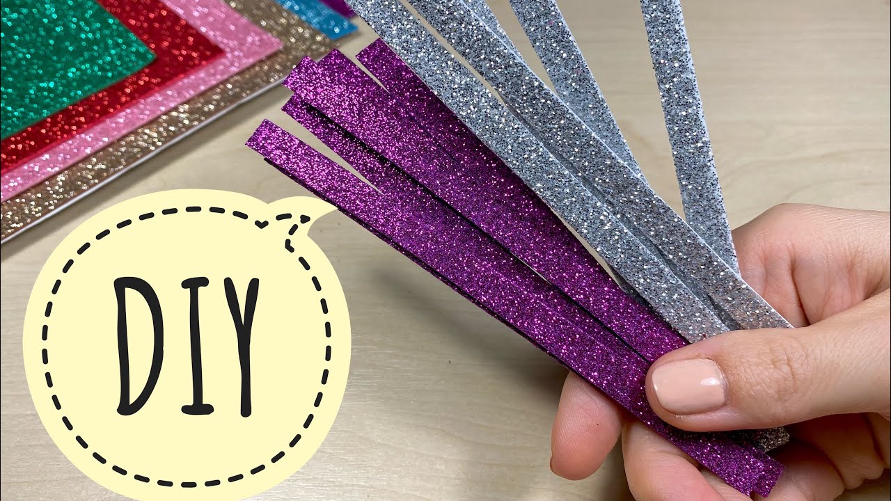 Сердечки из фоамирана Своими руками Фоамиран Foam sheet craft ideas