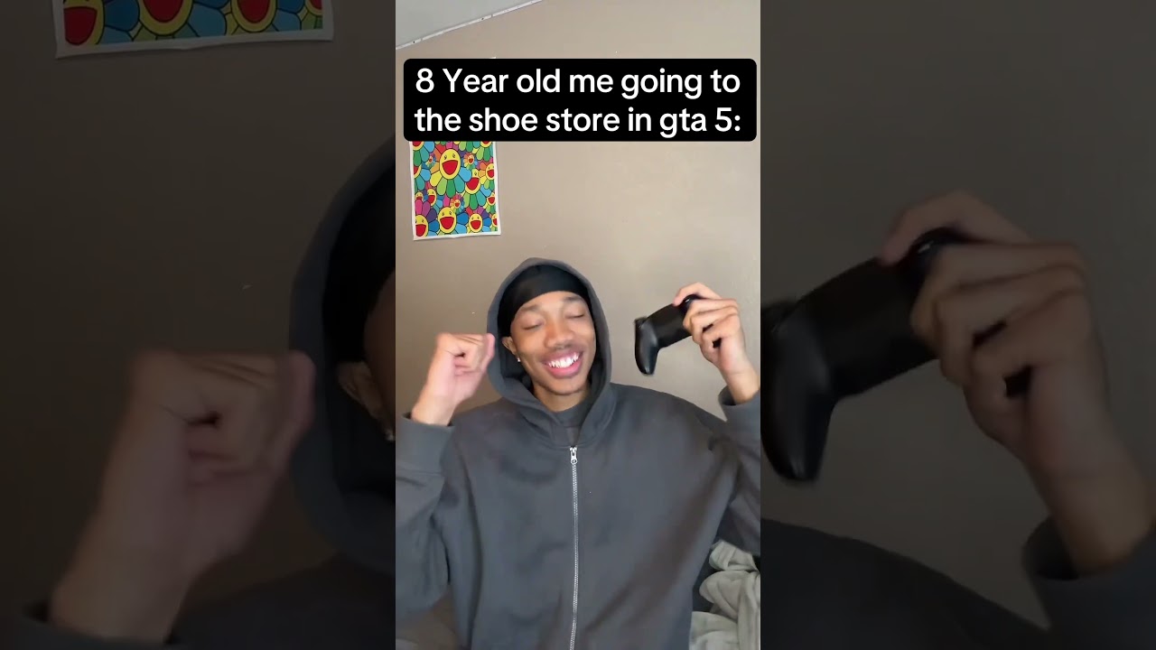 When you go into the shoe store in gta💀