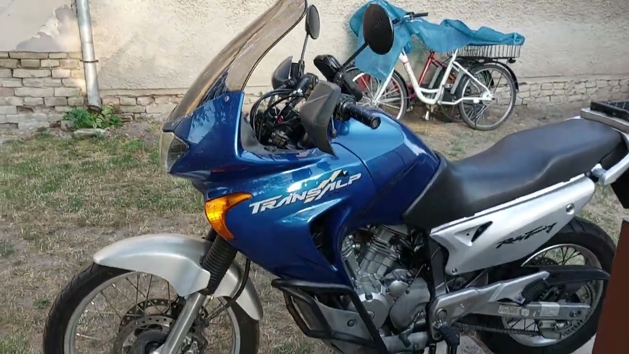 Honda Transalp 650 cold start