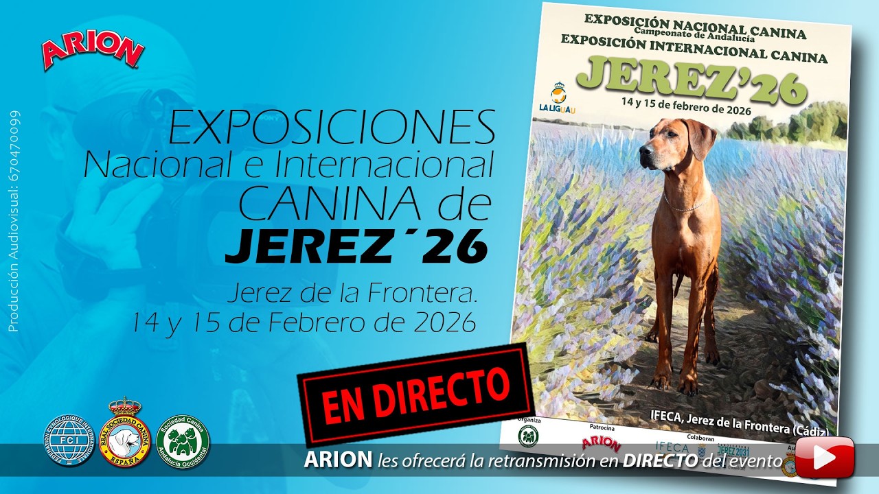 Exposición Internacional Canina - Jerez 2026