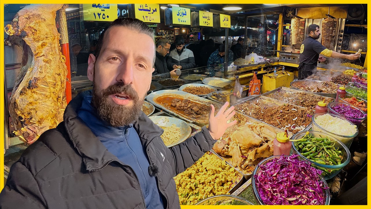 أكل الشوارع في أربيل.. جولة في شارع الإسكان بعد منتصف الليل 🔥