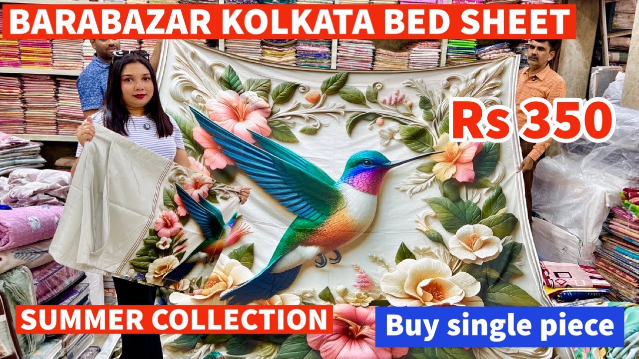 Barabazar Kolkata Cotton Bedsheet & Comforter Wholesale Price | Pawan Kumar Mohata & Brothers
