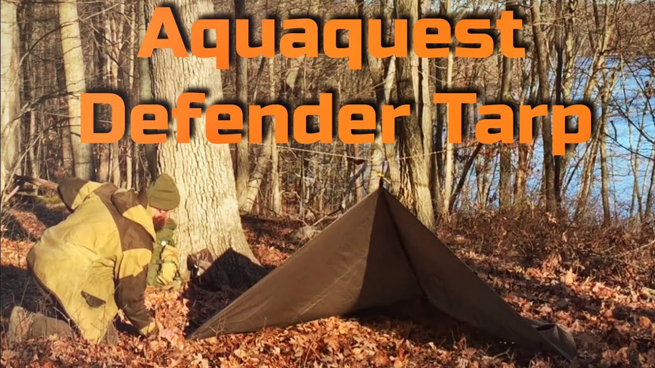 Брезентовый тент AquaQuest Defender 10x10 Bushcraft Aqua Quest