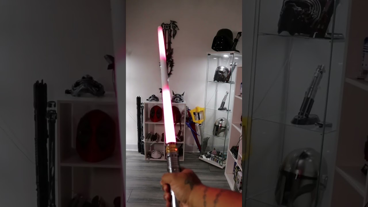 REALISTIC DARTH REVAN LIGHTSABER | &ldquo;Spirit X&rdquo; by OwnASaber *FLASH WARNING*