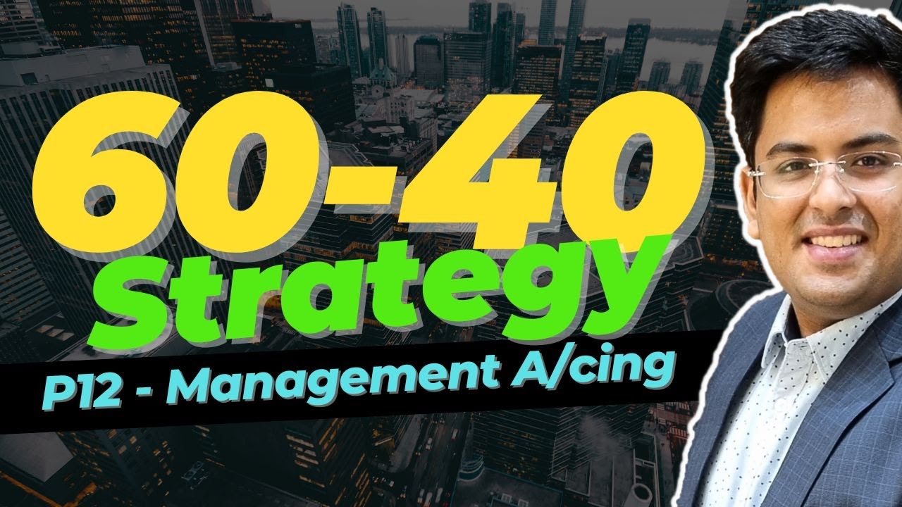 CMA Inter - Management Accounting | Dec (2024) Exam | 60 - 40 Strategy @gkabra