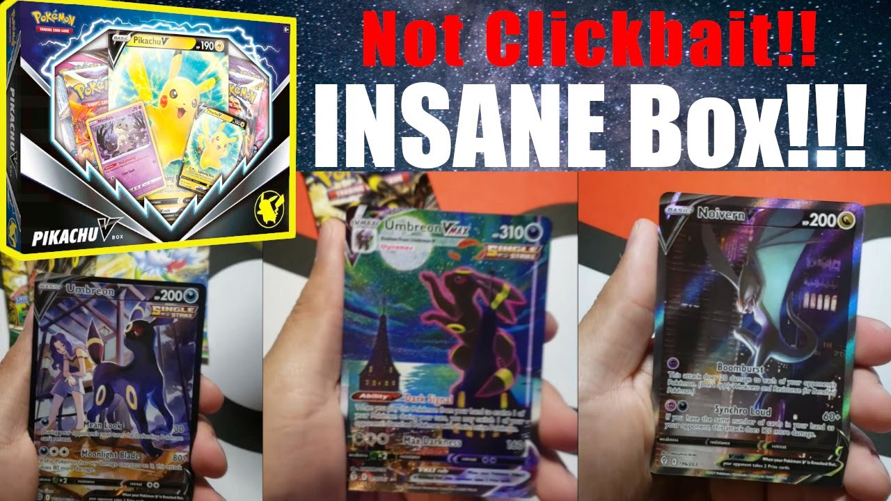 INSANE Alt Art Umbreon VMax Pulled! Pikachu V GOD Box!!