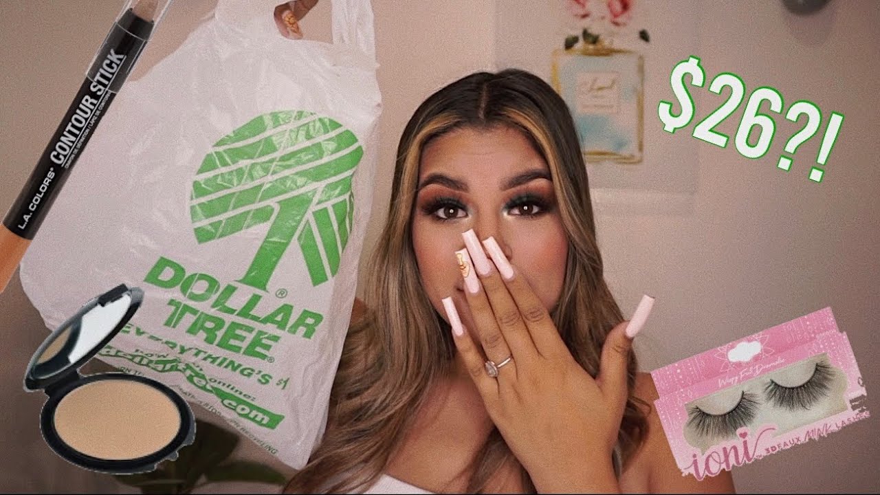DOLLAR TREE MAKEUP : $1 MAKEUP ?! | Desi Hernandez