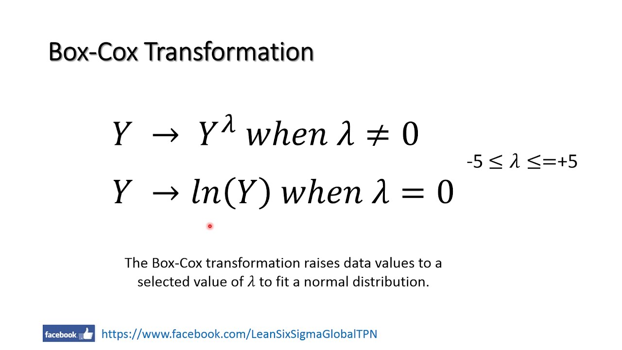 C5-07 Box-Cox transformation - Process Capability for Non-normal data Lean Six Sigma