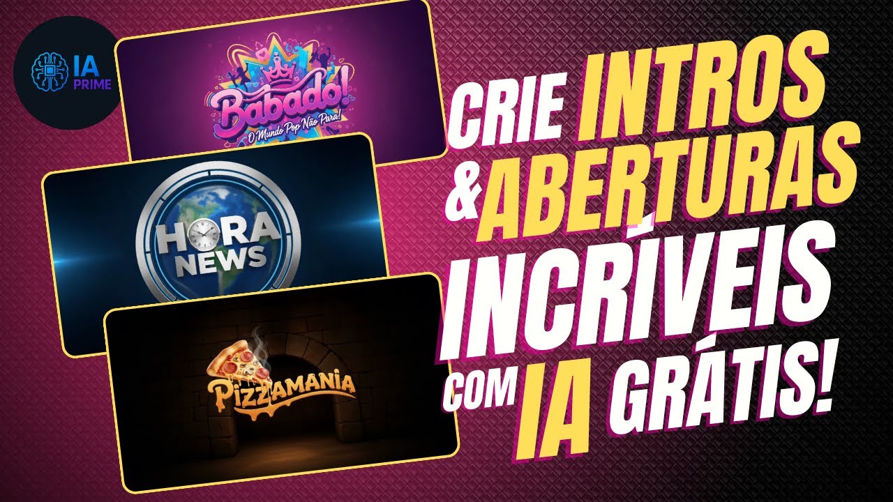 Faça INTROS e ABERTURAS INCRÍVEIS com IA! Rápido, Prático e 100% GRÁTIS!