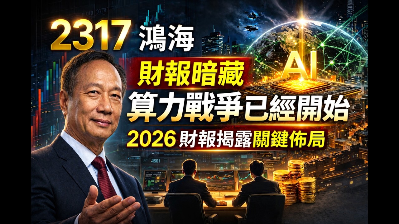 2317 鴻海財報暗藏算力戰爭底牌 / 2026 透露關鍵布局 #2317 #鴻海