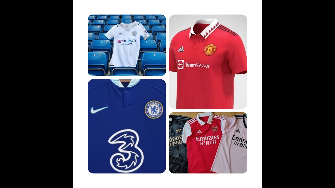 Premier League clubs New Jerseys for new season 22/23
