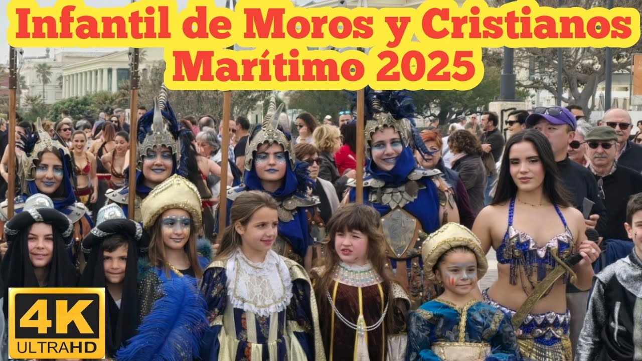 Morocristiana Infantil de Moros y Cristianos Marítimo 2025 #cabanyal #valencia, #morosycristianos