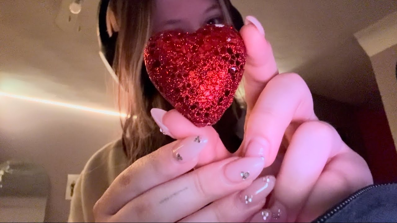 asmr textured tapping and scratching with long nails