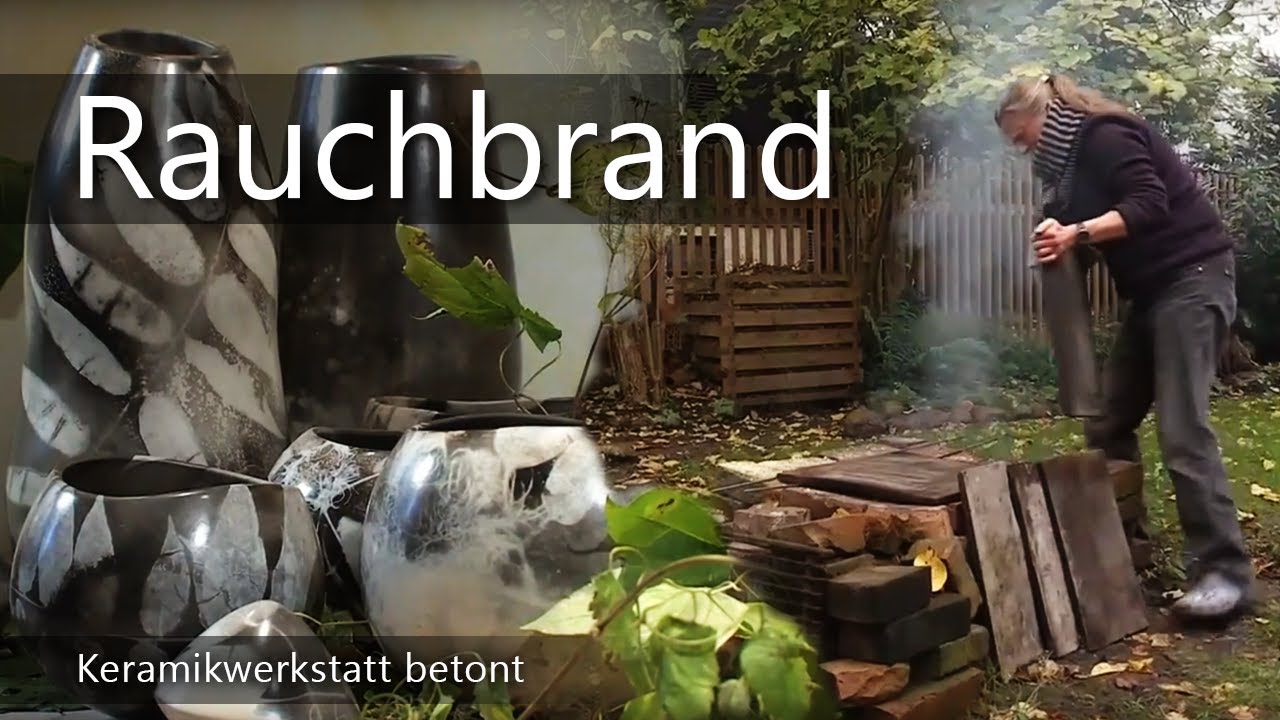 Rauchbrand - Keramikgefäße mit Pflanzen gestalten