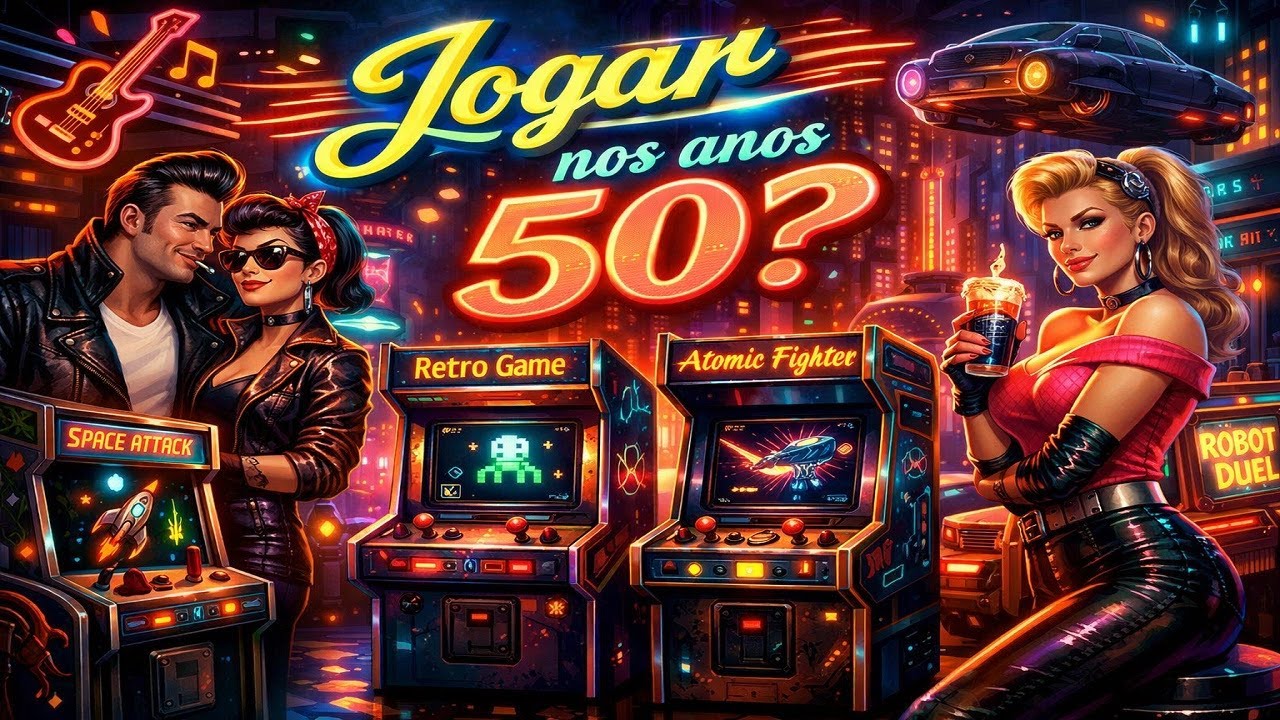 Sábado Nostalgico Fliperamas Clássicos dos Anos      50 60 e 70 !