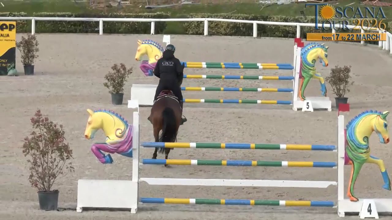 Kamina de Rose // Apache d'Adriers x Norton d'Eole - CSIYH 6YO GP 1m25 Arezzo