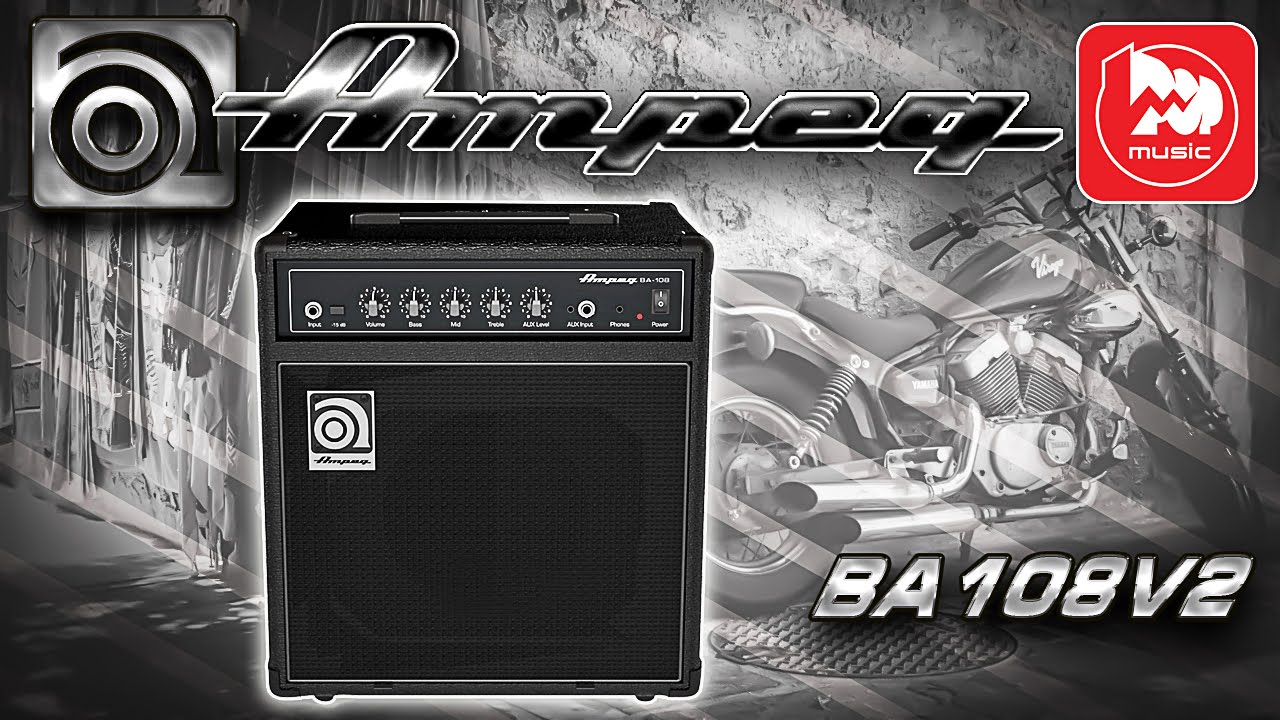 AMPEG BA-108v2 - подробный обзор басового комбика с отличным звуком