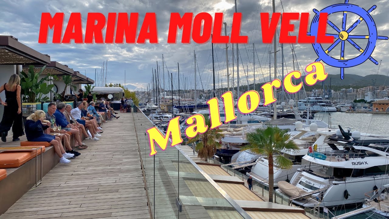 Moll Vell Palma de Mallorca | Yachthafen | Luxury Yachts⚓️ | Skybar | Top Ambiente | 49 Steps Lounge