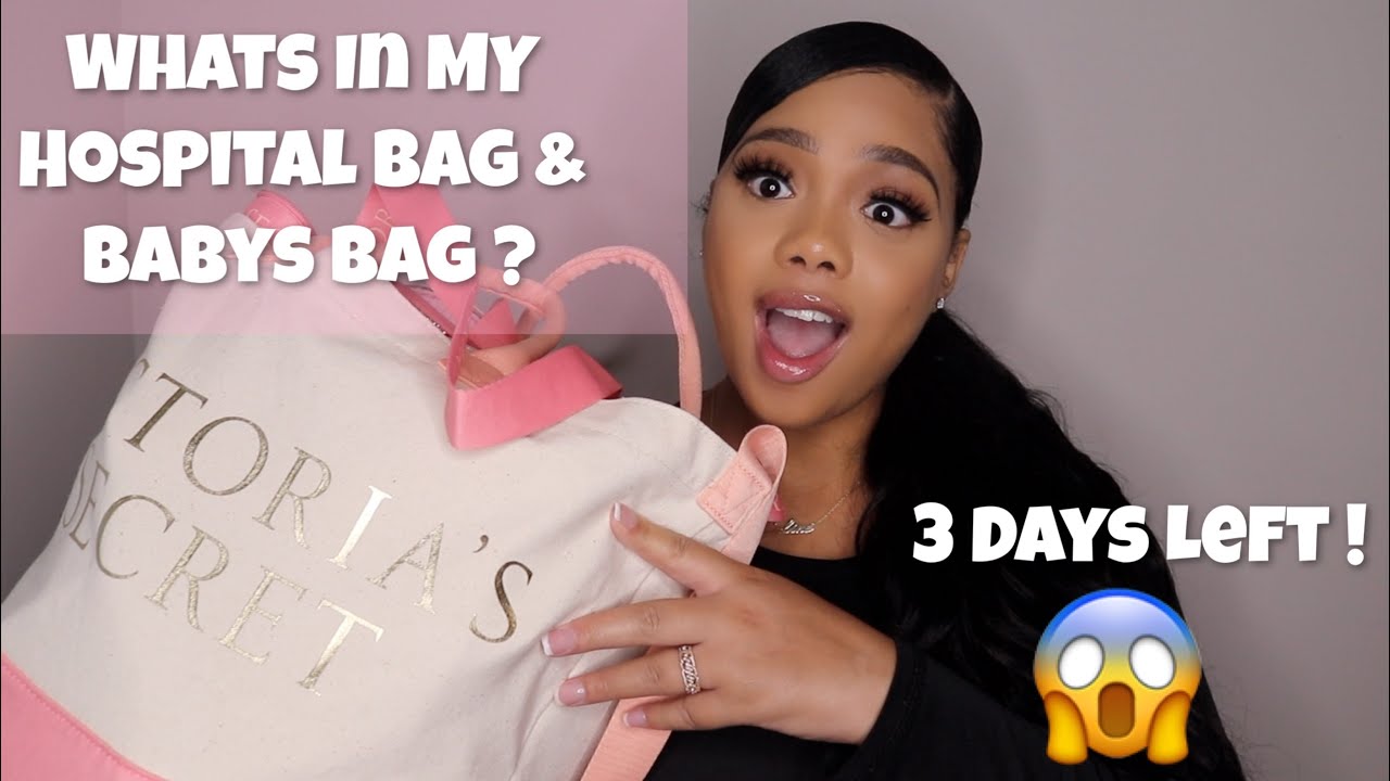WHATS IN MY HOSPITAL BAG ? | 3 MORE DAYS UNTIL IM DUE | SHADED BY JADE