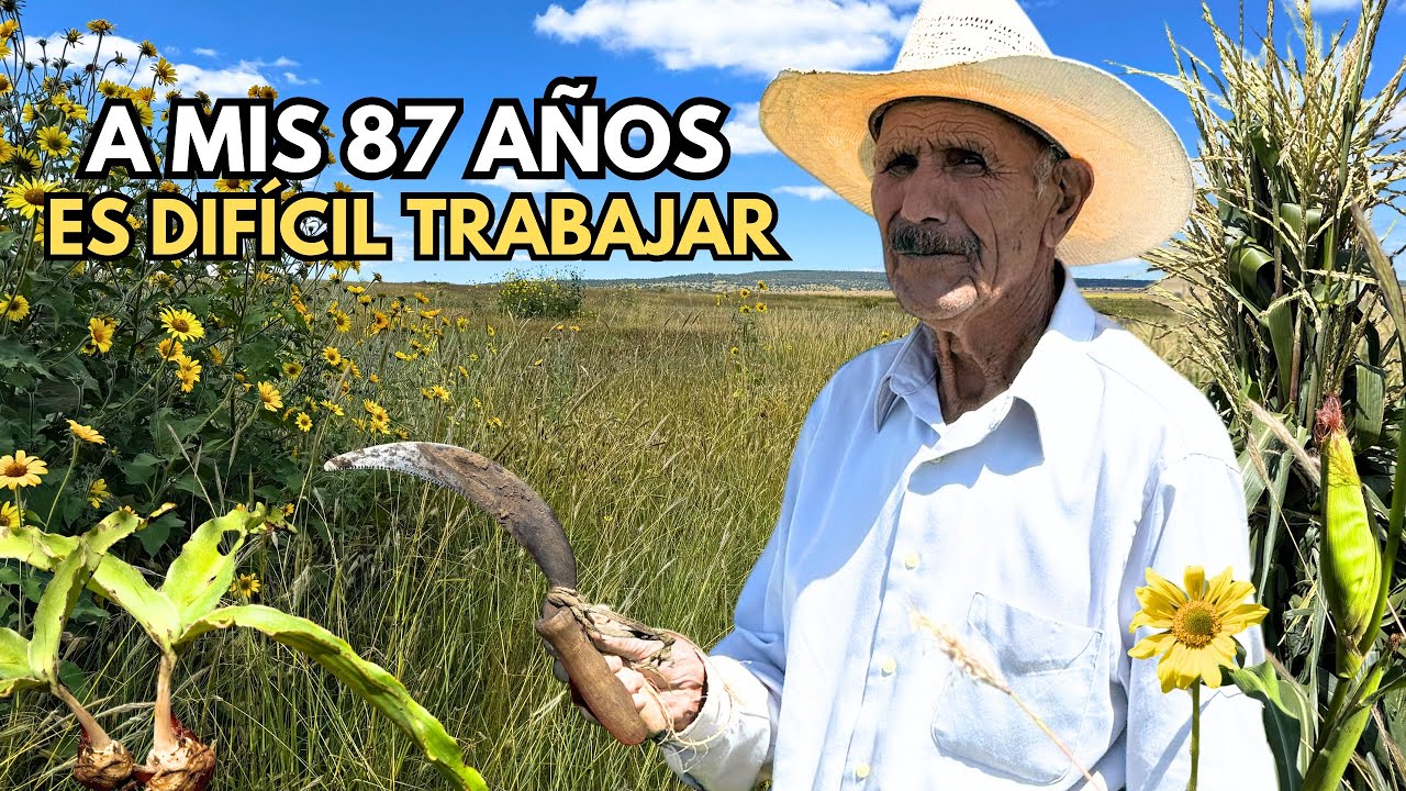 A MIS 87 AÑOS YA NO PUEDO TRABAJAR YA DIOS ME HA GUARDADO UN TIEMPO