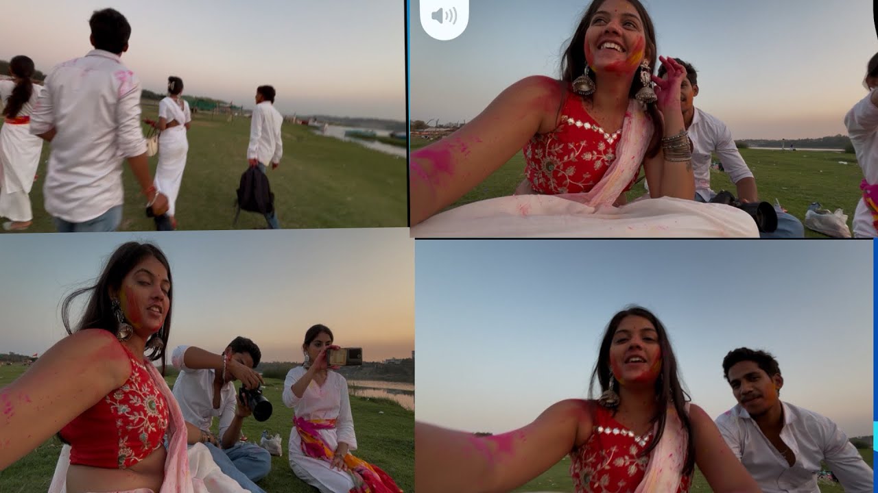 ￼ Holi ka shoot Kia ￼#youtube #viral #sandhyadubey #volg #holi 