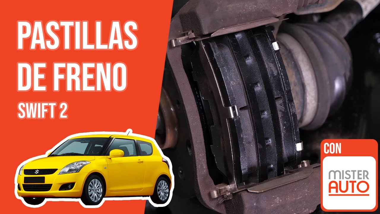Cómo cambiar las pastillas de freno delanteras Swift 2 🚗