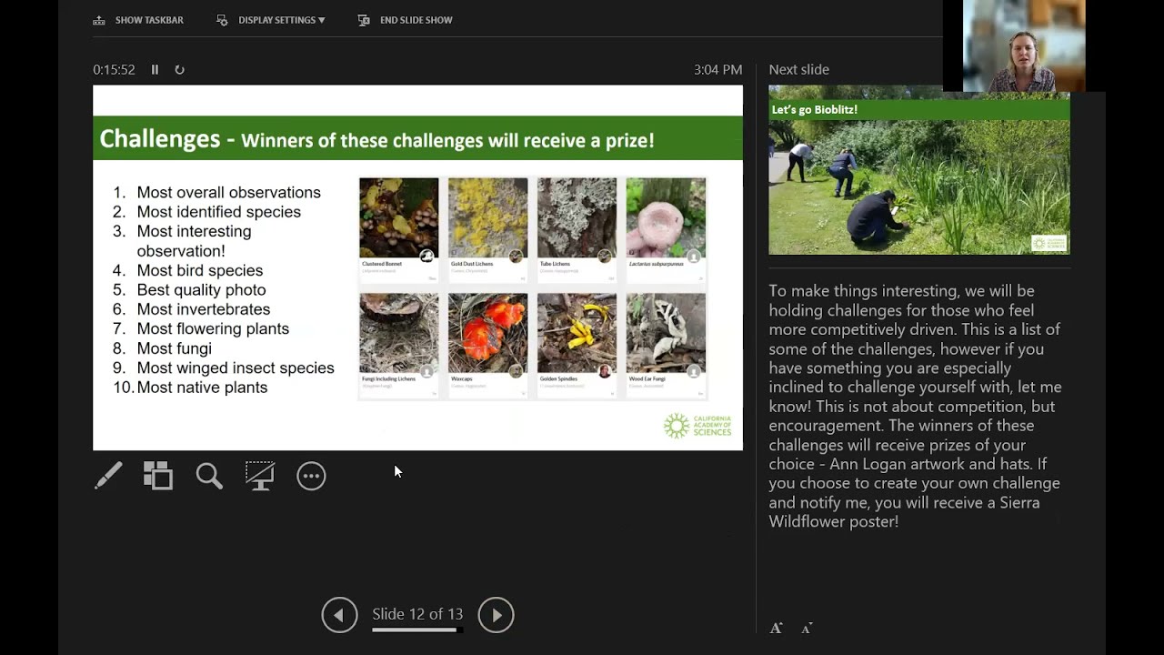 iNaturalist & Bioblitz How-To Workshop Presentation