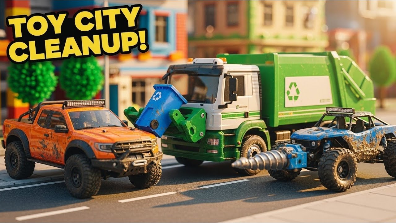 A Day in the Life of a Hardworking RC Garbage Truck