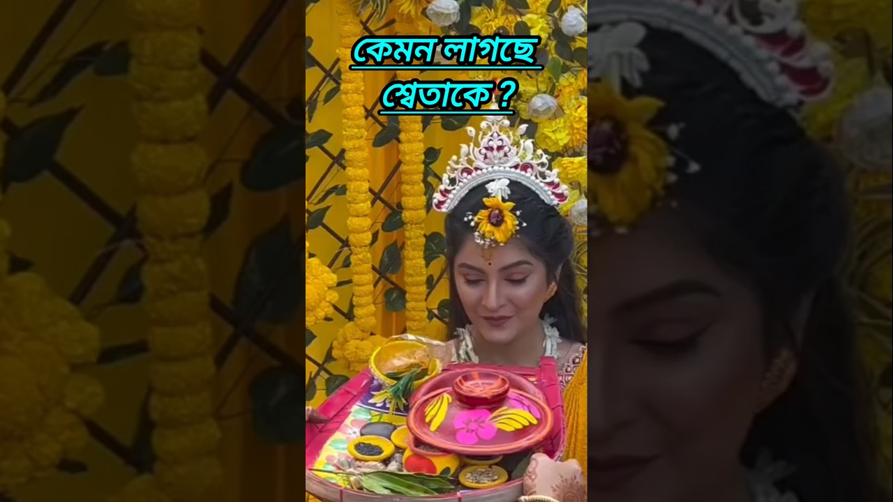 Rubel-Shweta Gaye holud : শ্বেতার সৌন্দর্য #TelevisionCelebrity #shorts #RubelShweta #শ্বেতা #রুবেল