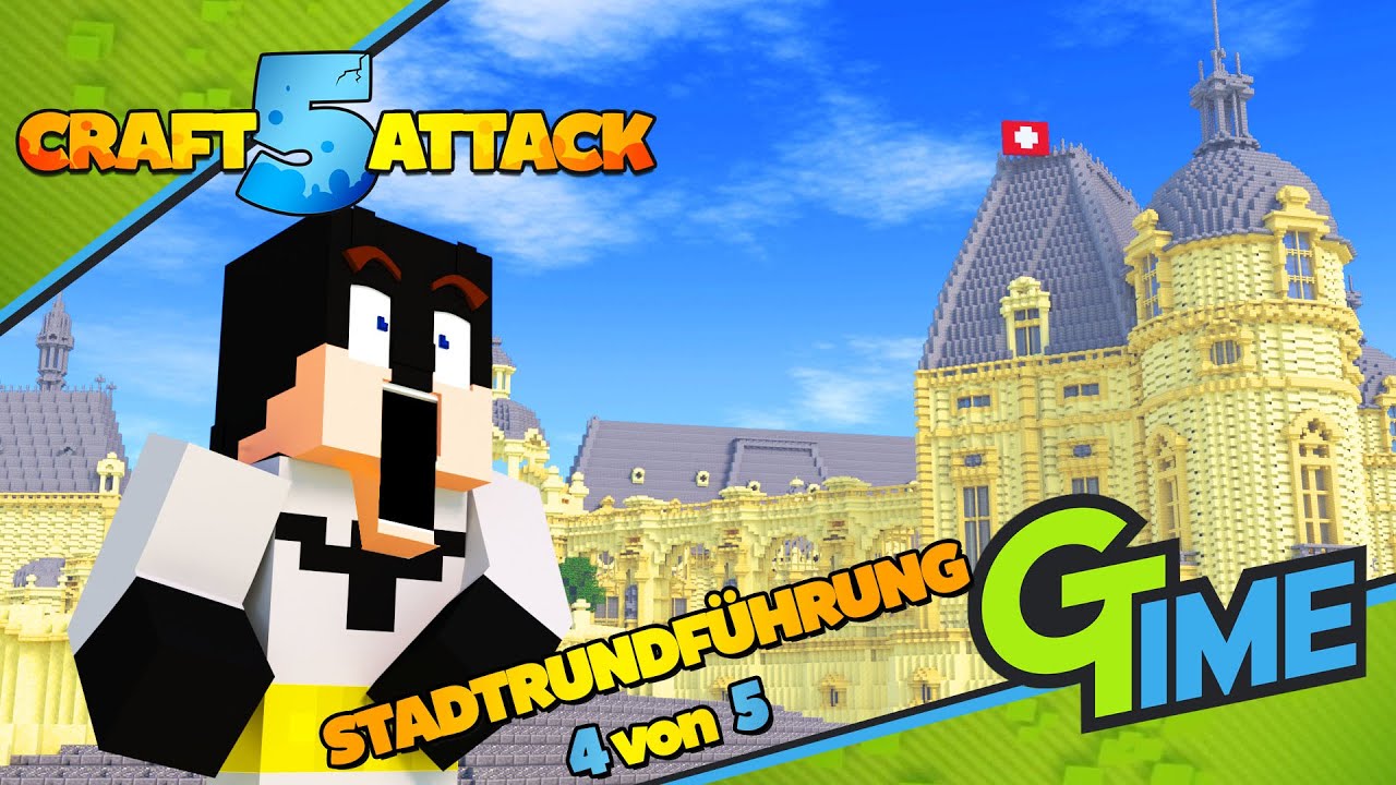 Wir besuchen BURG ZINUS - Minecraft Craft Attack 5 #79 | Gamerstime