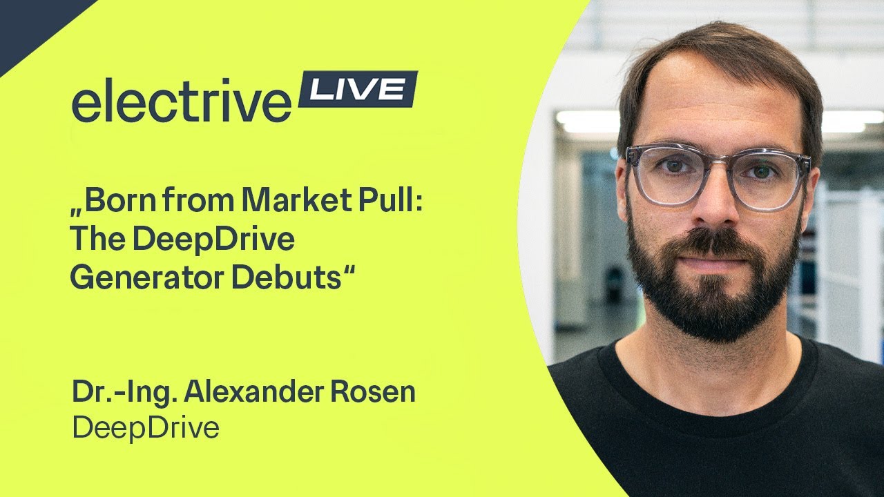 „Born from Market Pull: The DeepDrive Generator Debuts“ – Alexander Rosen von DeepDrive
