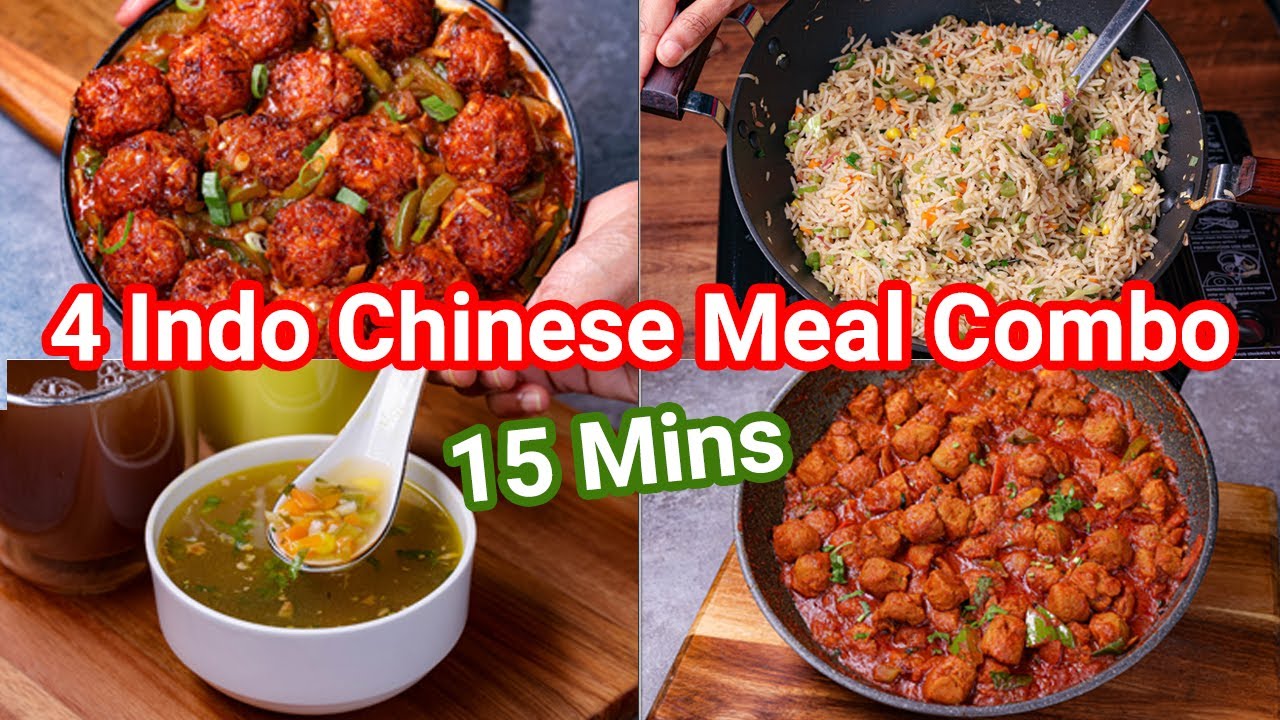 Indo Chinese Meal Combo - Just 15 Minutes | Perfect Street Style Lunch & Dinner Combo Meal