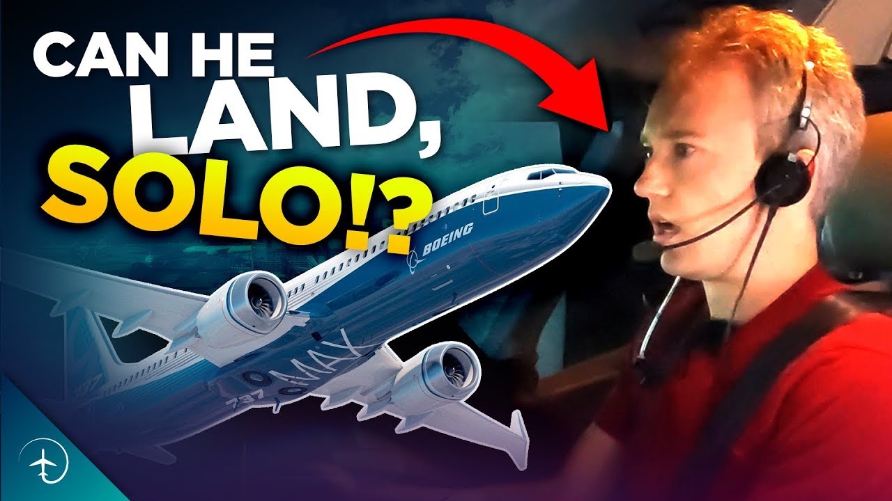 Вызов принят! Сможет ли Том Скотт посадить Boeing 737 в одиночку?!