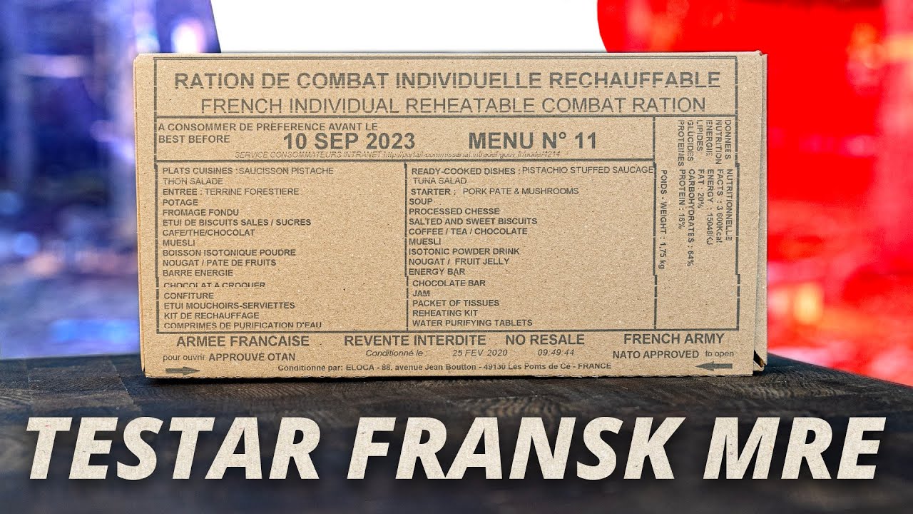 Testar fransk MRE - plus en idé
