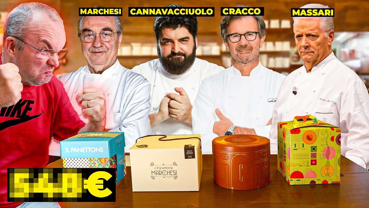 PAPÀ HO COMPRATO i 4 PANETTONI PIÙ COSTOSI di NATALE! *CRACCO CANNAVACCIUOLO MASSARI e MARCHESI*