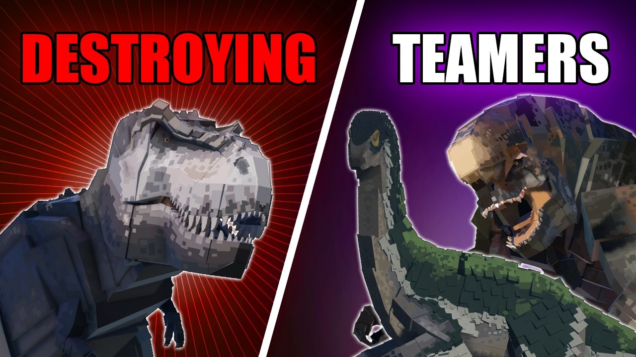Destroying Toxic Teamers In Under 10 Minutes! | Jurassic Blocky