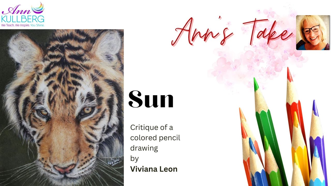 Ann Kullberg - Ann's Take of colored pencil artwork by Viviana Leon