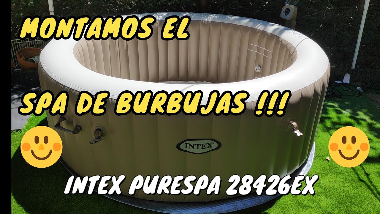 Montamos el Spa hinchable de burbujas. Intex Purespa 28426EX