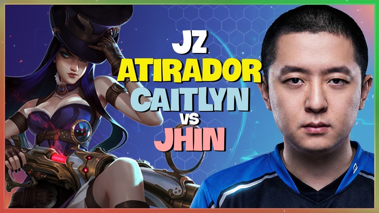Jz domina o elo challenger jogando de Caitlyn! | Legenda em Português