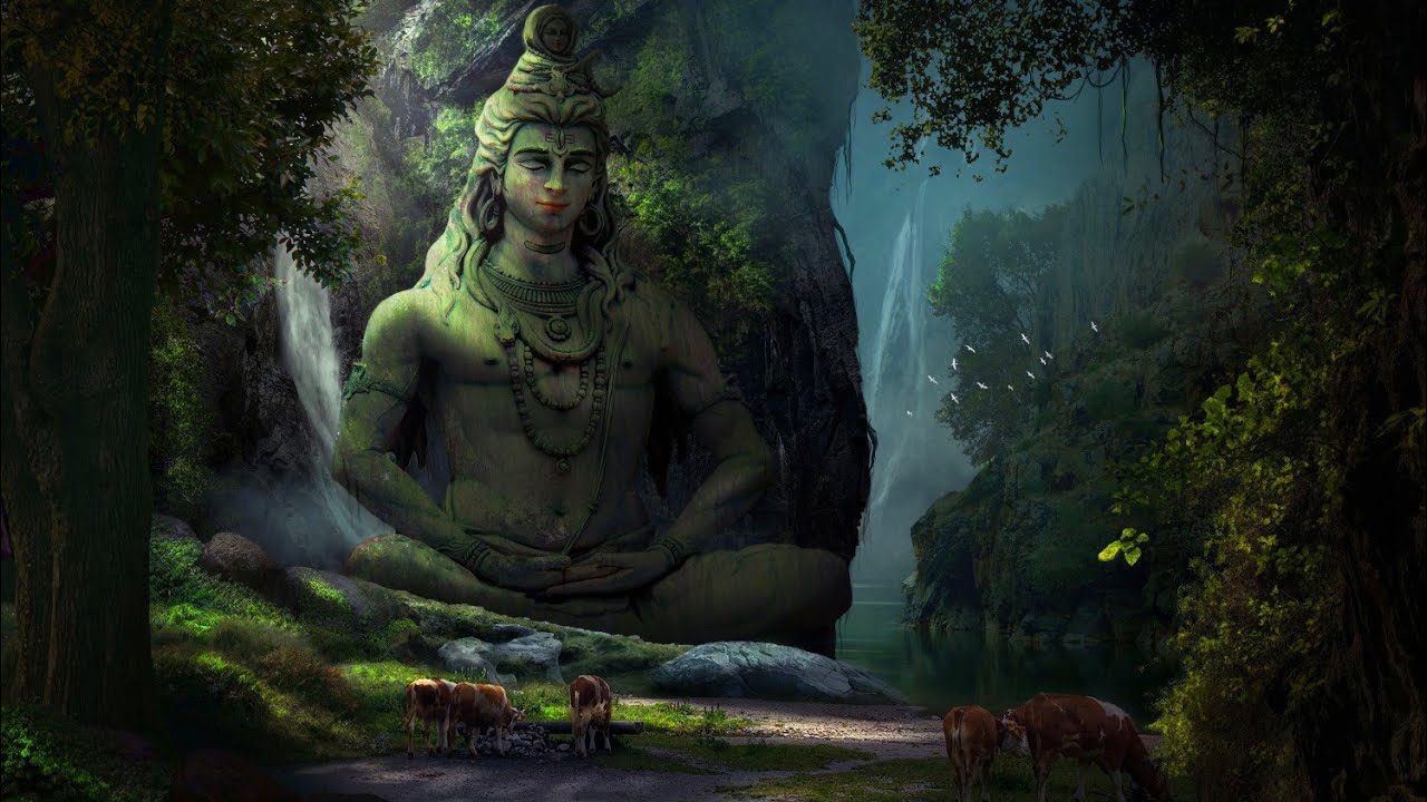 Lord Shiva | Photoshop Matte Painting - Speed Art