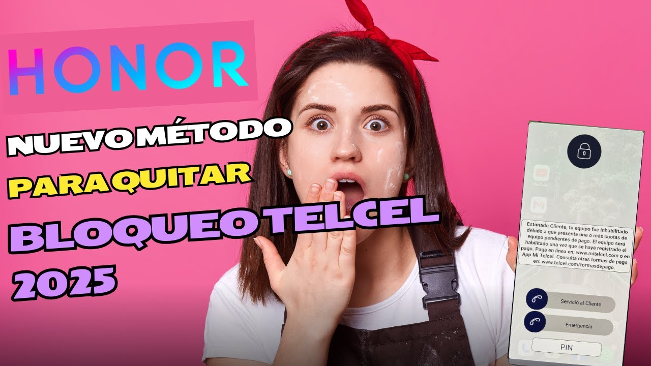 Método Para Saltar Bloqueo TELCEL Por Falta De Pago 2025 HONOR X6A PLUS.