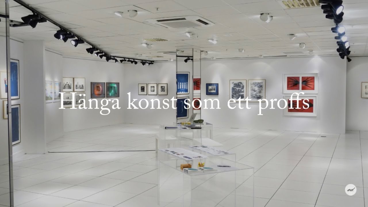 Hänga konst som ett proffs. Del 1: Höjdjustera konstverken